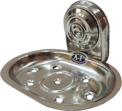 Epraiser A1 SS Oval Conceal Deluxe & Elegant Soap Dish(Silver)
