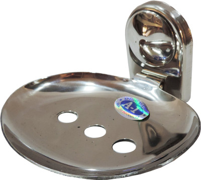 Epraiser A1 SS NaNo Oval Elegant Soap Dish(Silver)
