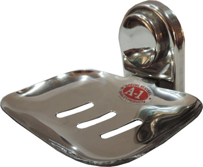 Epraiser A1 SS Nano Square Elegant Soap Dish(Silver)