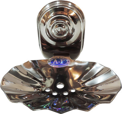 Epraiser A1 SS Conceal Flower Elegant Soap Dish(Silver)