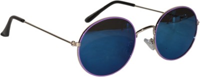 PETER JONES Oval Sunglasses(For Men & Women, Blue)