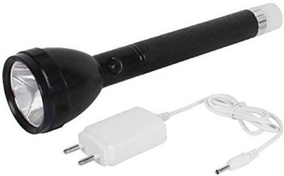 BODOC 9050 RECHARGEABLE FLASHLIGHT WITH DUAL LED BULBs Torch Torch(Black, 25 cm, Rechargeable)
