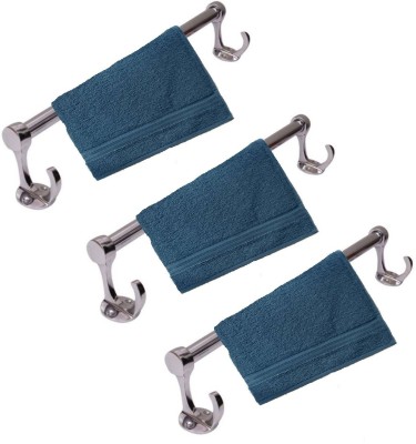 KEEPWELL Stainless Steel Towel Bar (Pack of 3) / Towel Holder / Towel Rack / Bathroom Stand 18 inch 1 Bar Towel Rod(Stainless Steel Pack of 3)