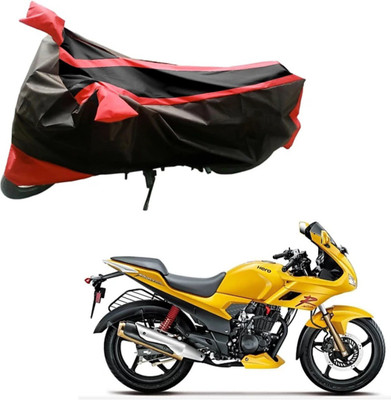 ELECTRIBLES Two Wheeler Cover for Yamaha(SZ R, Red, Black)