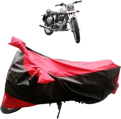 ELECTRIBLES Two Wheeler Cover for Royal Enfield(Thunderbird 350, Black, Red)