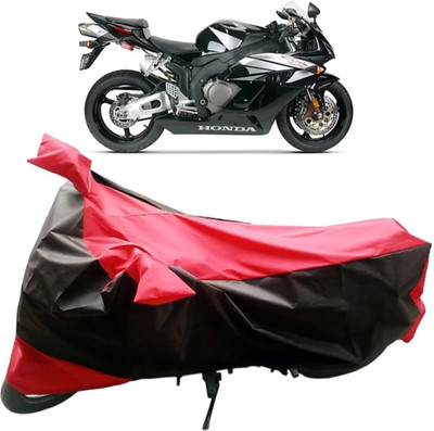 ELECTRIBLES Two Wheeler Cover for Yamaha(YBR 125, Red, Black)