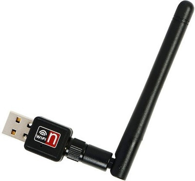 

BOMBINATE Wifi 600Mbps Usb Wifi Dongle 600Mbps Wireless Adapter 802.11N/G/B With Antenna USB USB Adapter(Black)