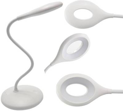 Rocklight RL - 9999 ROUND TOP TOUCH DIMMER LED RECHARGEABLE LAMP Study Lamp Lantern Emergency Light  (White)