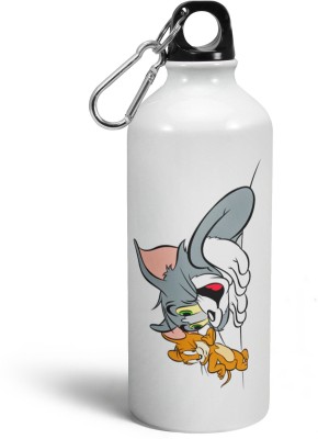 Tee Mafia Tom & Jerry 600 ml Water Bottle(Set of 1, White)