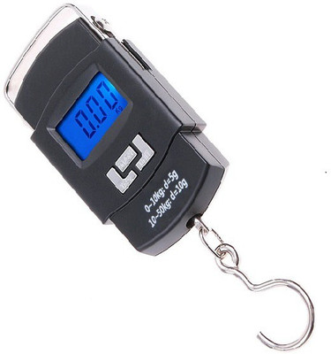 

OFIXO Digital Scale Hanging Hook Fishing Travel Weighing Scale(Black)