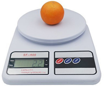 TECHMAZE Multipurpose Digital LCD Kitchen Weight Scale Machine T46 Weighing Scale(White)