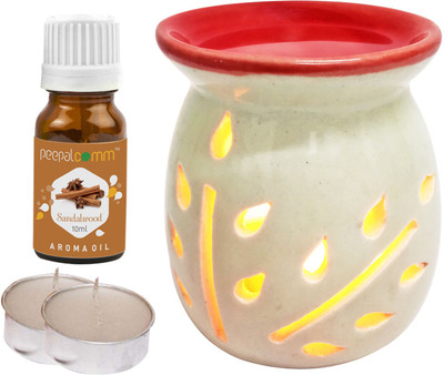 PeepalComm sandalwood Diffuser Set PC-TOPREDDIFF-2TL-SW(4 x 2.5 ml)