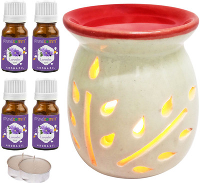PeepalComm Lavender Diffuser Set PC-TOPREDDIFF-2TL-4LV(7 x 5.71 ml)
