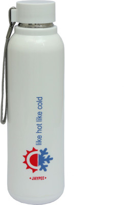 JAYPEE 690 ml Steel Flask(Pack of 1, White)