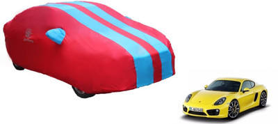 Auto Oprema Car Cover For Ford Ikon (With Mirror Pockets)(Blue, Red)