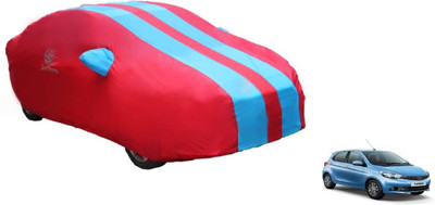 Auto Oprema Car Cover For Tata Tiago (With Mirror Pockets)(Blue, Red)