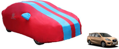 Auto Oprema Car Cover For Datsun Go+ (With Mirror Pockets)(Blue, Red)
