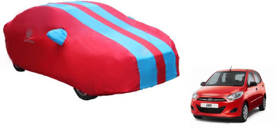 Auto Oprema Car Cover For Hyundai i10 (With Mirror Pockets)(Blue, Red)