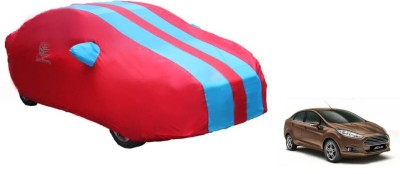 Auto Oprema Car Cover For Ford Fiesta (With Mirror Pockets)(Blue, Red)