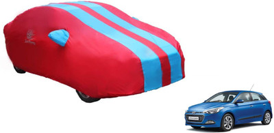 Auto Oprema Car Cover For Hyundai Elite i20 (With Mirror Pockets)(Blue, Red)