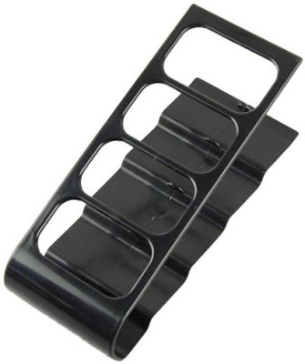 

Sukot 4 Compartments Metal Remote Controller Holder Stand(Black)