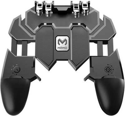 LIFEMUSIC NEW arrivel AK66 Six Finger All-in-One Mobile Game Controller Fire Key Button for PUBG Gamepad(Black, For Android, iOS) LIFEMUSIC NEW arrivel AK66 Six Finger All-in-One Mobile Game Controller Fire Key Button for PUBG Gamepad(Black, For Android, iOS)