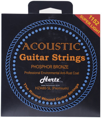 Hertz Acoustic HZA80 SL Guitar String(6 Strings)