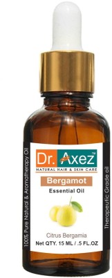 Dr. Axez Pure Natural Bergamot Essential Oil (15Ml) Therapeutic Grade Oil For Skin & Hair Care Hair Oil(15 ml)