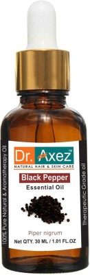 Dr. Axez Pure Natural Black Pepper Essential Oil (30ML) Therapeutic Grade Oil For Skin & Hair Care Hair Oil(30 ml)