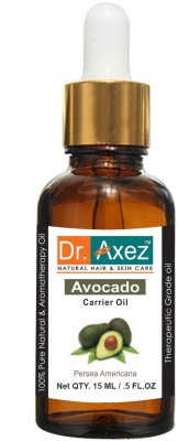 Dr. Axez Pure Natural Avocado Cold Pressed Carrier Oil (15Ml) Therapeutic Grade Oil For Skin & Hair Care Hair Oil(15 ml)