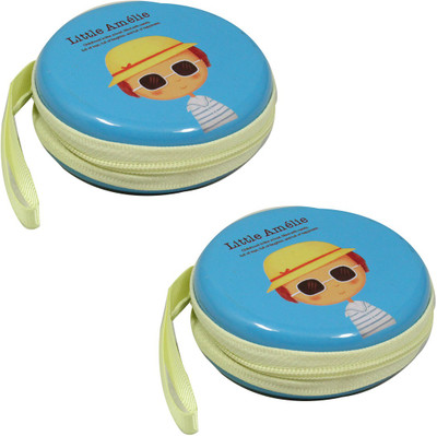 StealODeal Aluminium Zipper Headphone Case For Universal(Multicolor)