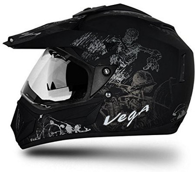 

Vega Off Road D/V Sketch Motorsports Helmet(Silver, Dull Black, Dull black;silver