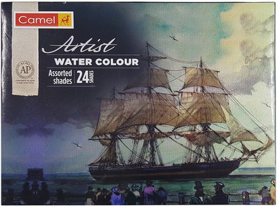 Camlin Kokuyo Artist 5ml Water Color Tube - 24 Shades (Multicolor)(Set of 24, Multicolor)