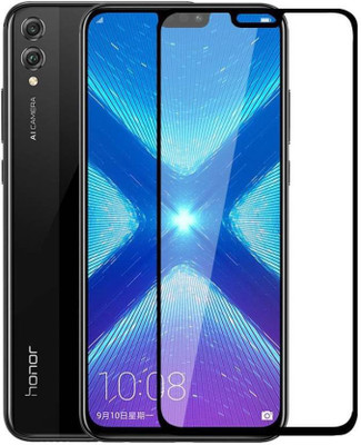 NKCASE Edge To Edge Tempered Glass for Honor 8X(Pack of 1)