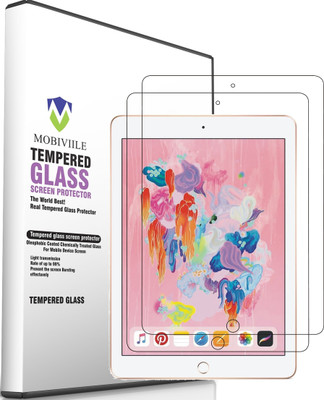 MOBIVIILE Tempered Glass Guard for APPLE IPAD PRO 10.5 (2019) / Apple iPad Air 3(Pack of 2)