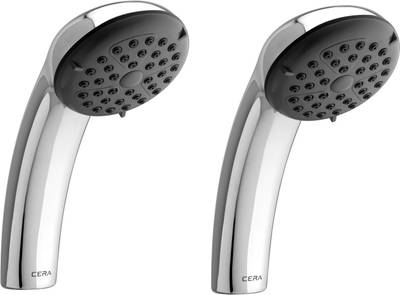CERA - Hand Shower 90 mm (4 Inches) dia with 125 mm (5 Inches) Long Arm Set of 2 pcs Shower Head