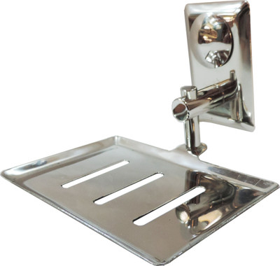 Epraiser A1 SS Square Slimline Deluxe Elegant Soap Dish(Silver)