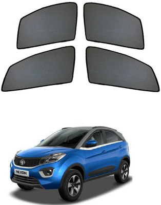 KOZDIKO Side Window, Rear Window Sun Shade For Tata Nexon(Black)