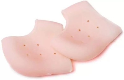 SADAR BAZAAR Anti Crack Heel Socks Silicone Heel anti-Crack Sets (Pack of 1) Heel Support(Pink)