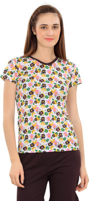 zebu Casual Regular Sleeve Printed Women Multicolor Top