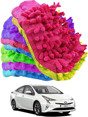 aksmit Microfiber Vehicle Washing  Hand Glove(Pack Of 8)