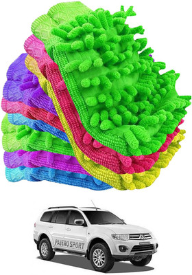 Rhtdm Microfiber Vehicle Washing  Hand Glove(Pack Of 9)