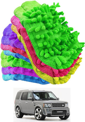 aksmit Microfiber Vehicle Washing  Hand Glove(Pack Of 9)