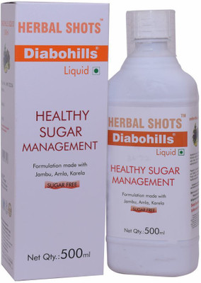 

Herbal Hills Diabohills Herbal Shots 500ml (Pack of 4)(500 ml)