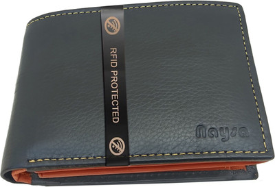 

Naysa Men Black, Tan Genuine Leather Wallet(8 Card Slots)