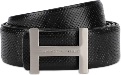 TOMMY HILFIGER Men Casual Black Genuine Leather Belt