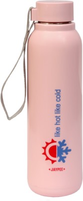 JAYPEE Brightsteel 690 ml Flask(Pack of 1, Pink, Steel)