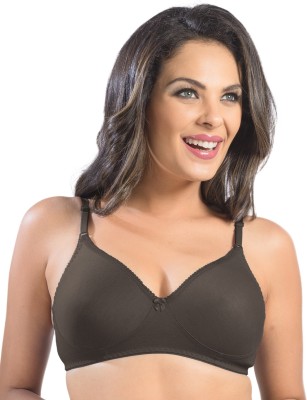 Sonari felong Women T-Shirt Lightly Padded Bra(Brown)