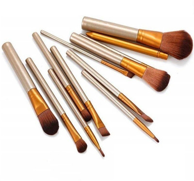 

skinplus makeup brushes kit with sponge puff(Pack of 12)