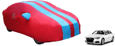 Auto Oprema Car Cover For Audi A4 (With Mirror Pockets)(Blue, Red)
